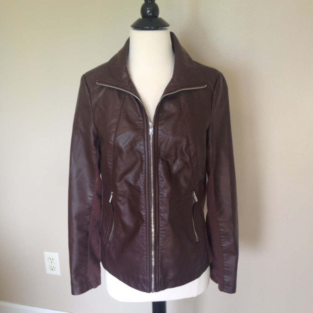 Worthington | Faux Leather Jacket | Large